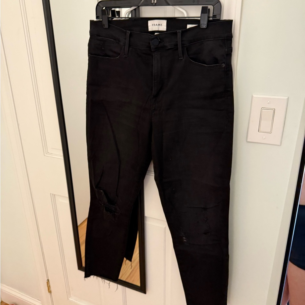 FRAME Classic Black Denim Jeans
